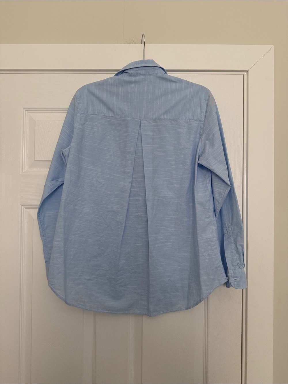 Grayson The Hero x Anthropologie 100% Cotton Button Down Light Blue Shirt Small - Picture 6 of 6